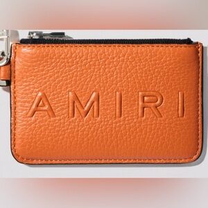 Amiri Pebbled Logo Leather Wallet ✨